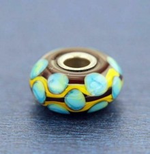 ¦AUTHENTIC TROLLBEADS Mardi Gras Bead » U31