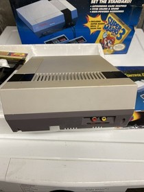 Nintendo NES Challenge Set.  Box, Manual, Console, Power Adapter And Game Genie.