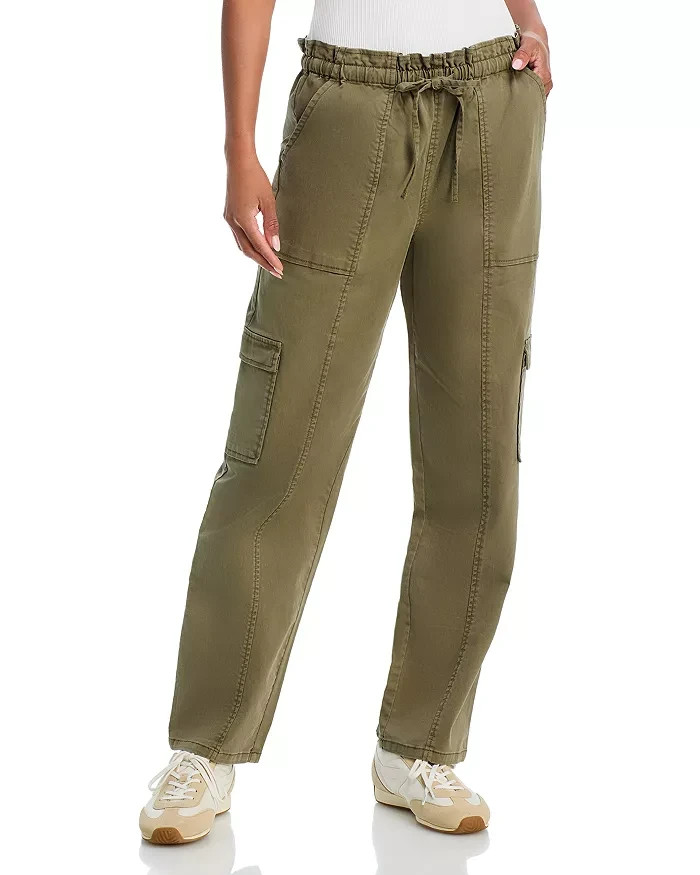 Rails Bodie Cargo Pants Women's L Dark Olive Drawstring Elastic