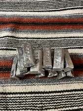 15 lbs Lyman 50/50 Lead Wheel Weight Ingots Tin Antimony