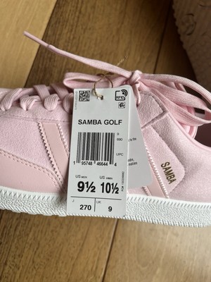adidas Samba Spikeless Golf Sneaker Special Edition Clear Pink 2022 Men’s Sz 9.5 adidas Samba Spikeless Golf SE Clear Pink for Sale  main image 2