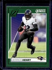 2024 Panini Zenith Derrick Henry Two Minute Drill #8 Ravens