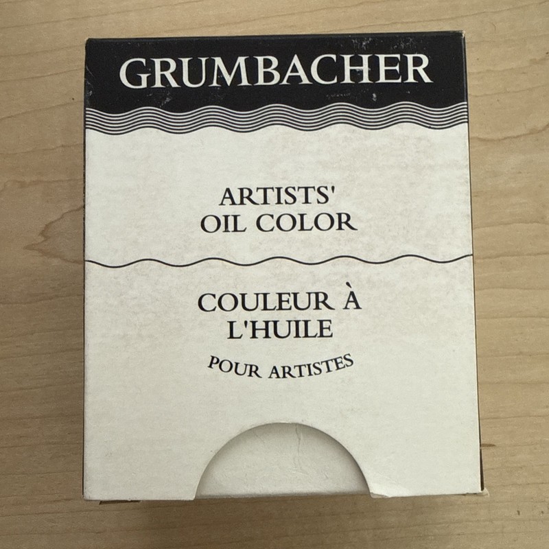 Vintage Grumbacher Artist Oil Paint Yellow Ochre 3 pack of  1.25 Fl Oz  NOS