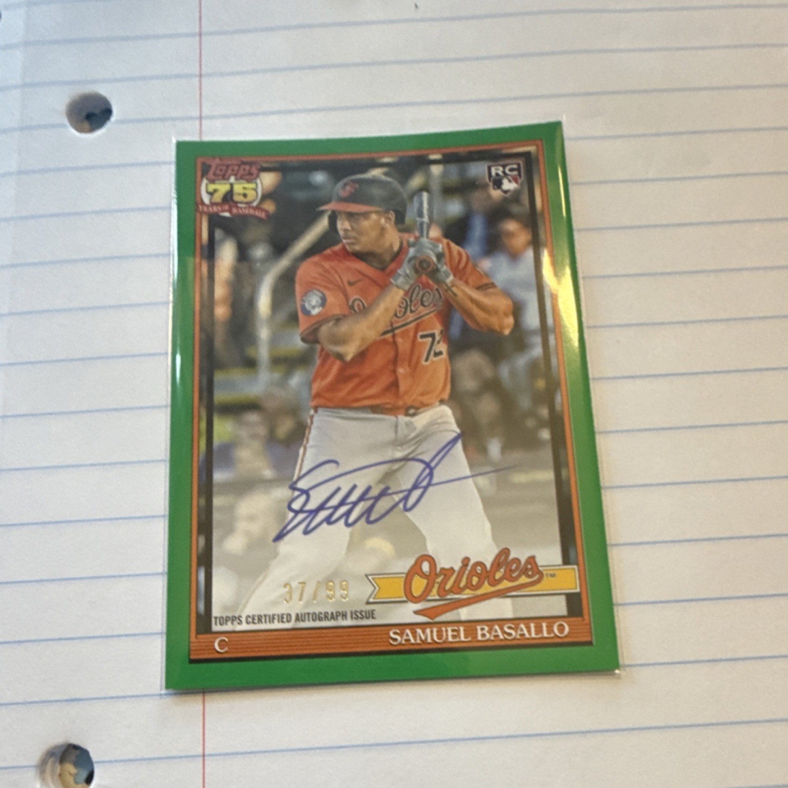 Topps 2026 MLB Rookie Auto Lot Basallo Orioles #/99& Teel White Sox #/25