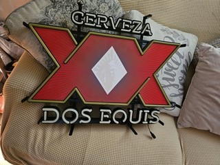 Cerveza XX Dos Equis Beer 20"x16" Sign LED LIGHT Lamp Premium Mexican Lager.