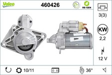 Anlasser Starter VALEO RE-GEN - AT 460426 +41.65€ Pfand 12V für OPEL MOVANO X62