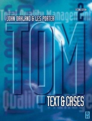 Total Quality Management : Text and Cases Paperback John S. Oakla