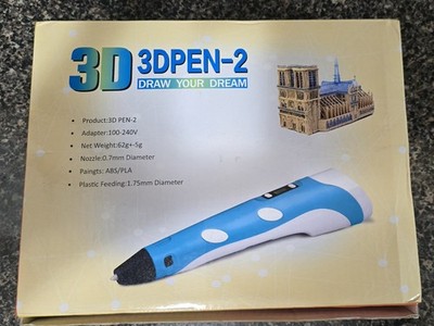 3D Drawing Printing Pen Creative Doodler w/ Two Color Filaments NEW, NEVER USED