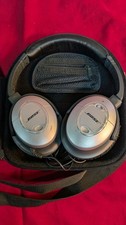 Vintage Bose QC2 Quiet Comfort 2 Acoustic Noise Canceling Headphones And Case