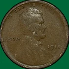 1915-D Lincoln Wheat Cent Very Good VG Coin #34876