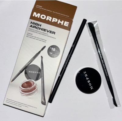 MORPHE High Archiever ALMOND Sculpting Wax & Micro Brow Pencil Kit NIB FREE SHIP