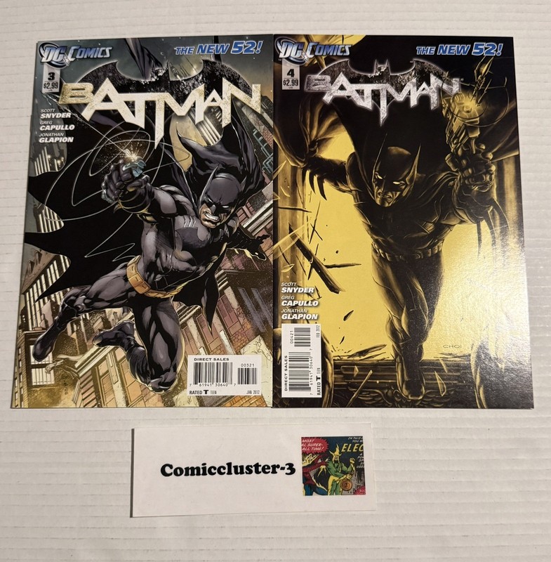Batman New 52 Lot 3 & 4 1:25 Variants Ivan Reis Mike Choi Court of Owls!