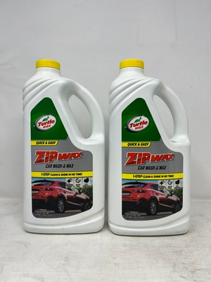 #ad 2 Pack Turtle Wax Quick amp; Easy Zip Wax Car Wash amp; Wax 64 Oz $24.99