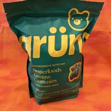 Gruns Adult Sugar-Free Super Greens Gummies - 28 packets