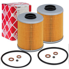 2x ORIGINAL FEBI BILSTEIN ÖLFILTER BMW E36 3ER E34 5ER 26687