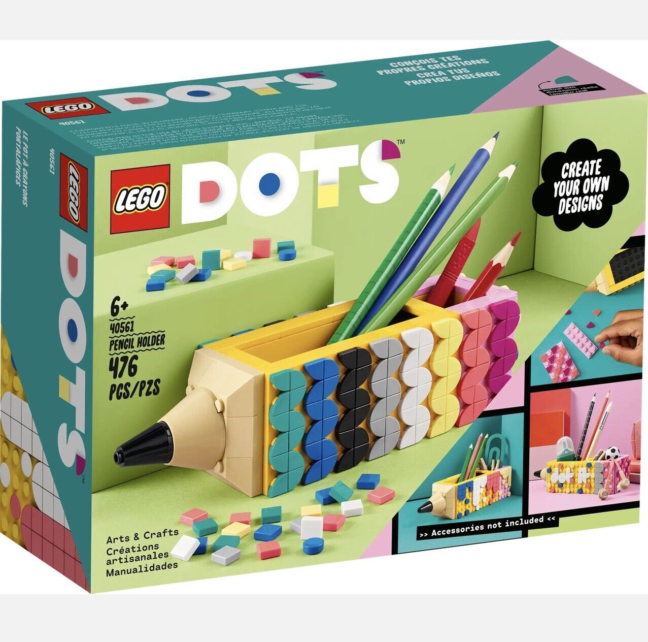 Lego New DOTS Promotional Pencil Holder Set 40561