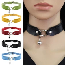 Double Layer Romantic Bell Pendant Choker Collar Necktie Gothic Punk Cosplay