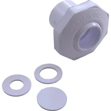 Inlet Fitting, Pentair, 1" Slip, Economy Insider, White