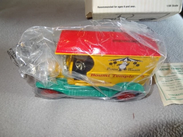 ERTL 1912 OPEN CAB TRUCK BANK - LOGO Boumi Temple - Bank with Key SHRINE - Image 2 of 4
