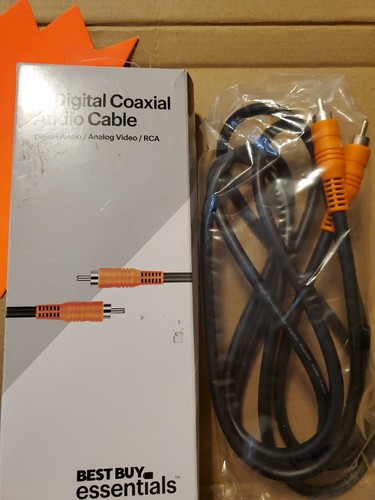 Best Buy Essentials - Câble A/V coaxial 6' - Noir