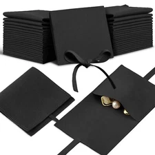 40 Pcs Microfiber Jewelry Pouch 8x8 cm Jewelry Packaging Bag Luxury Small Jew...