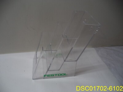 Qty = 39: Festool 3 tier plastic holder 4'' Wide inside dimension, 57000001