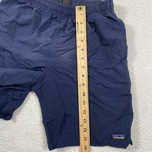 Patagonia Shorts Youth XL Navy Mesh Lined Drawstring Pocket Swim Trunk Hiking - Picture 13 of 14