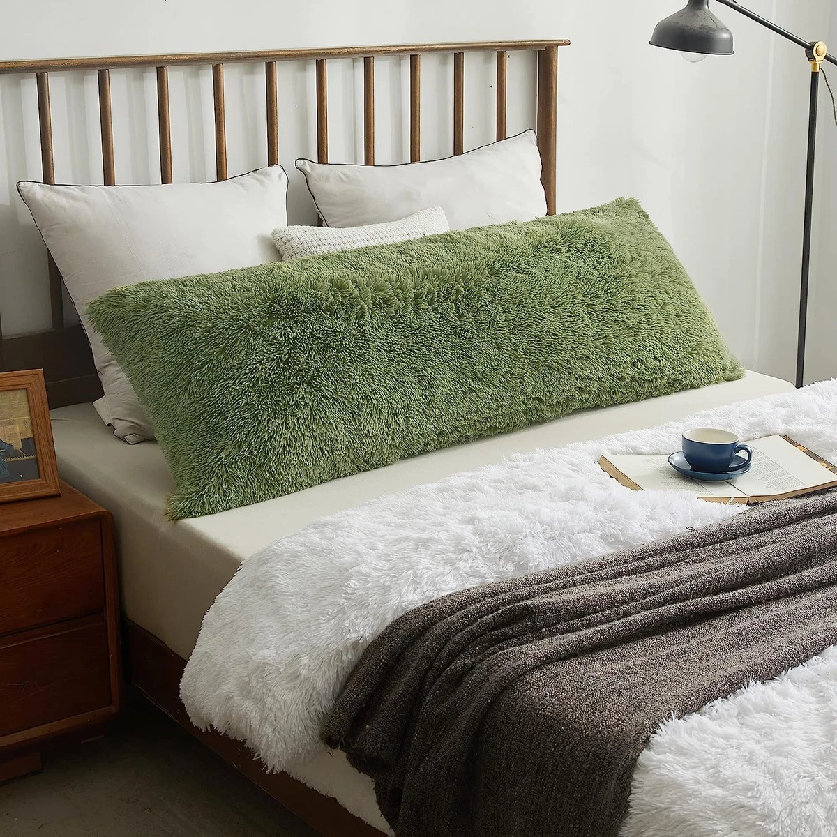 Fuzzy body cheap pillow case