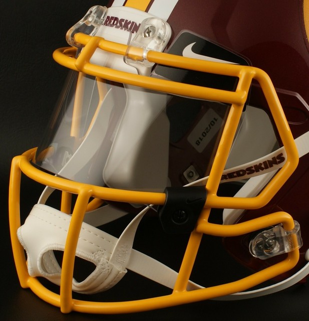 WASHINGTON REDSKINS NFL NIKE Football Helmet CLEAR Eye Shield / Visor