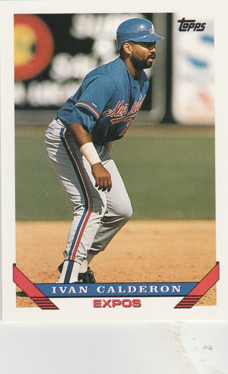 FREE SHIPPING-MINT-1993 Topps #540  Ivan Calderon  Expos 