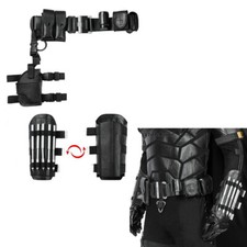 2022 The Batman Bruce Wayne Cosplay Wrist Guards Belt Holster for Costume Props