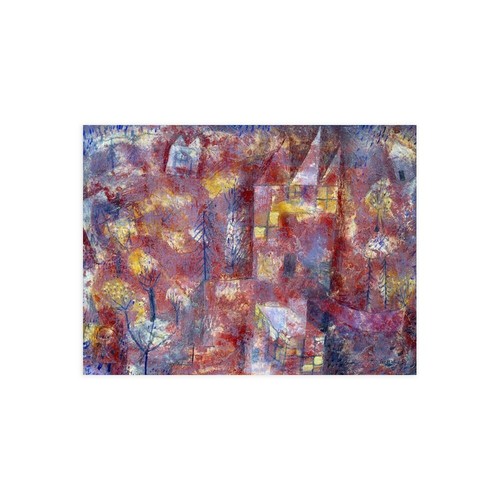 Toile Encadrée Paul Klee 'Celui Qui Comprend' - Reproduction Prête à Accrocher