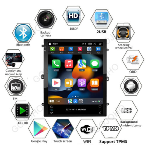 64GB Android 13 Car Stereo Radio GPS Carplay For Cadillac ATS SRX XTS ATSL CTS - Foto 9 di 23