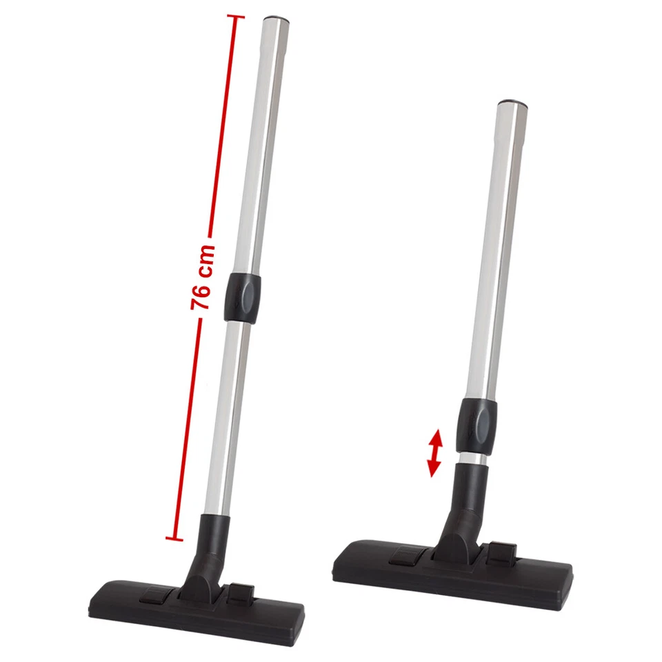 PRIMEBAG Teleskoprohr Staubsaugerrohr für Staubsauger 35mm Ø mit Kombidüse