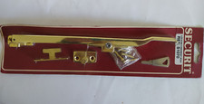 10 INCH LOCKING CASEMENT WINDOW STAY FASTENER BRASSED  - SECURIT S1070