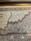 1860 Kentucky & Tennessee Mitchell Antique Map Framed. 15”x 18 1/4” — photo 6