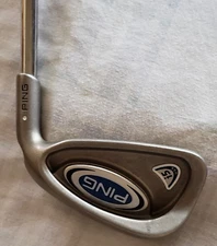 Ping i5 6 Iron White Dot Steel Shaft Ping Grip RH Right Handed DEMO CLUB 38"