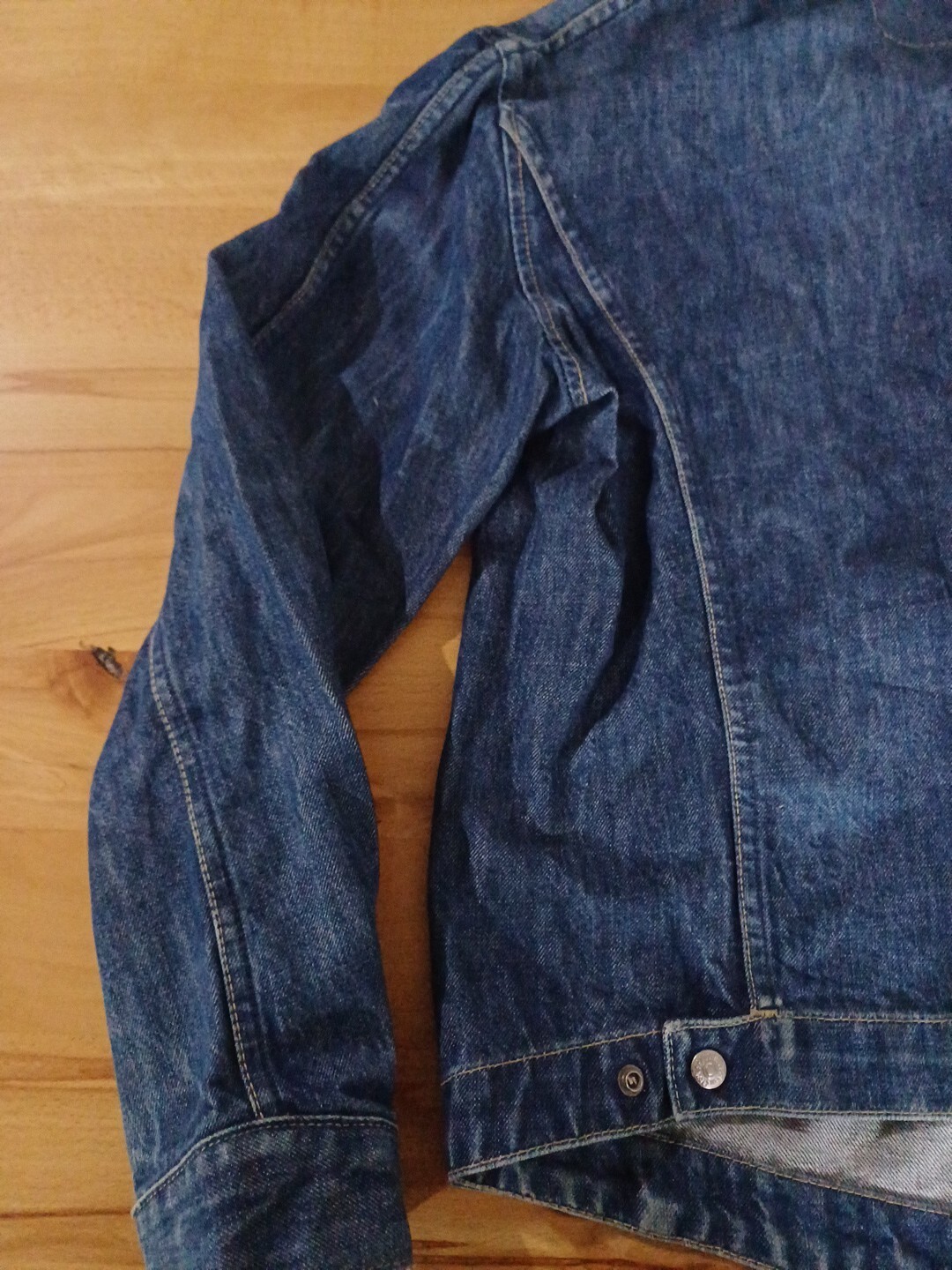 Levis Engineered Denim Jacket Large L MEDIUM BLUE… - image 16