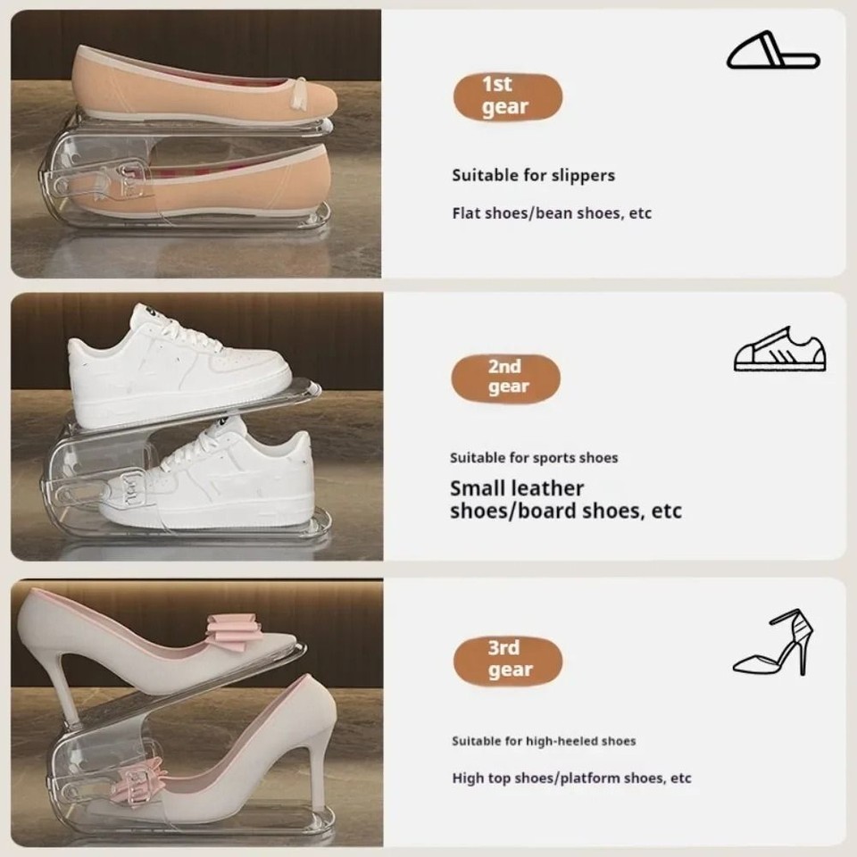 Advanced Shoe Rack Adjustable Shoe Holder Shoes Tray Shoe eBay