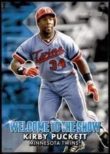 Kirby Puckett 2022 Topps 5x7 Welcome to the Show #WTTS-7 40/49 Twins