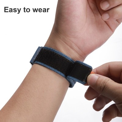 Canvas Woven Wristband Straps For Watch 44mm Replacement Watch Strap