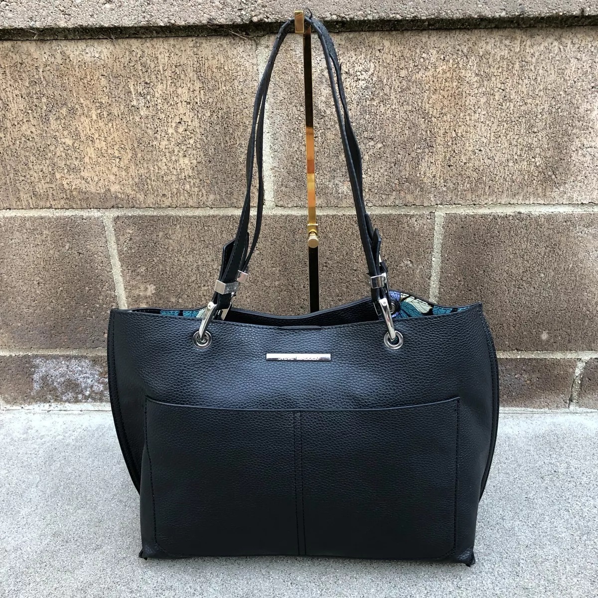 Steve Madden Black Tote Bags