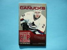 2002/03 VANCOUVER CANUCKS MINNESOTA WILD PLAYOFFS PROGRAM SHARP!! MATTIAS OHLUND
