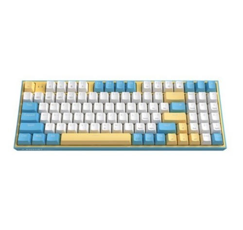 ABKO AN94BT Bluetooth Gaming Keyboard (Lemon Basket, Red Linear) - Picture 2 of 4
