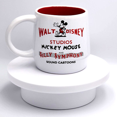 Disney Mickey Mouse Coffee Mug Ceramic Silly Symphony Sound Cartoons Cup 12 oz