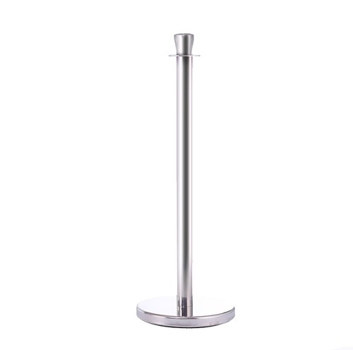 3x Queue Barriers +2 Ropes Crowd Control Bollards Stanchions (Silver+Black ROPE) - Picture 9 of 11