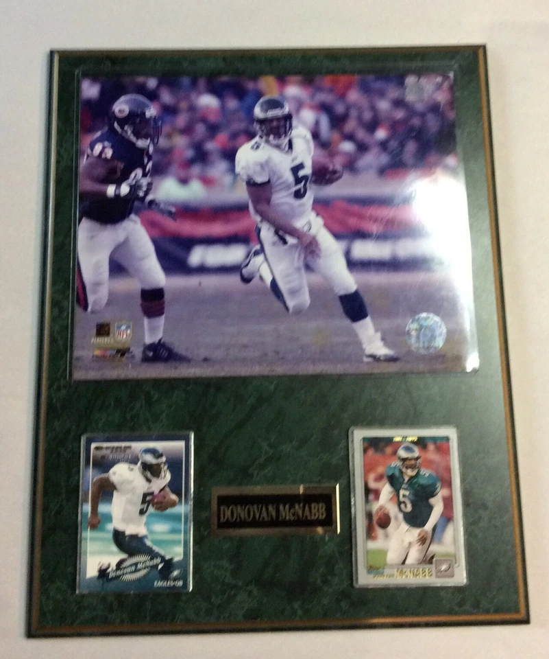 2003 Philadelphia Eagles Donovan McNabb  Picture 15” X 12”. Green Color. - Изображение 3 из 4