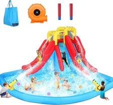 Inflatable Water Slide Great Fun for 3-10 Year Old Best Summer Gift for Kids