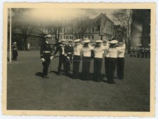 Orig. Foto Kriegsmarine Vereidigung 10.S.St.A. in WESERMÜNDE Bremerhaven 1939