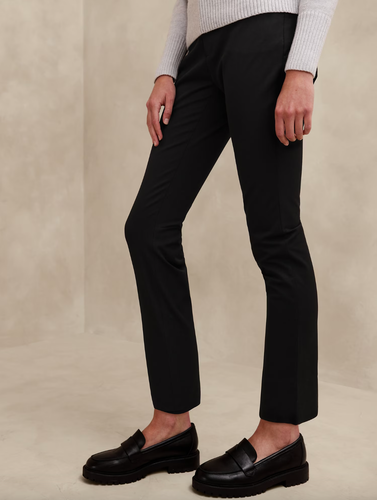 Banana Republic Curvy Fit Sloan Black Skinny Ankle Pants Size 20 NWT